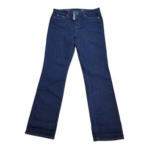 J. CREW Bootcut Blue Jeans Dark-Wash Stretch 5-Pocket Women's SZ 30 Short